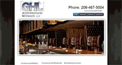 Desktop Screenshot of ghlarchitecturalmillwork.com